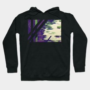 Bamboo grove in purple and green Hoodie